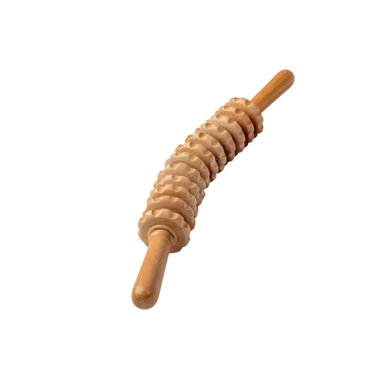 Masajeador de madera portátil para relajación muscular!